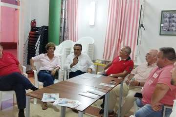  Valido reitera en los barrios la necesidad de retomar las Juntas de Distritos (Foto TA)